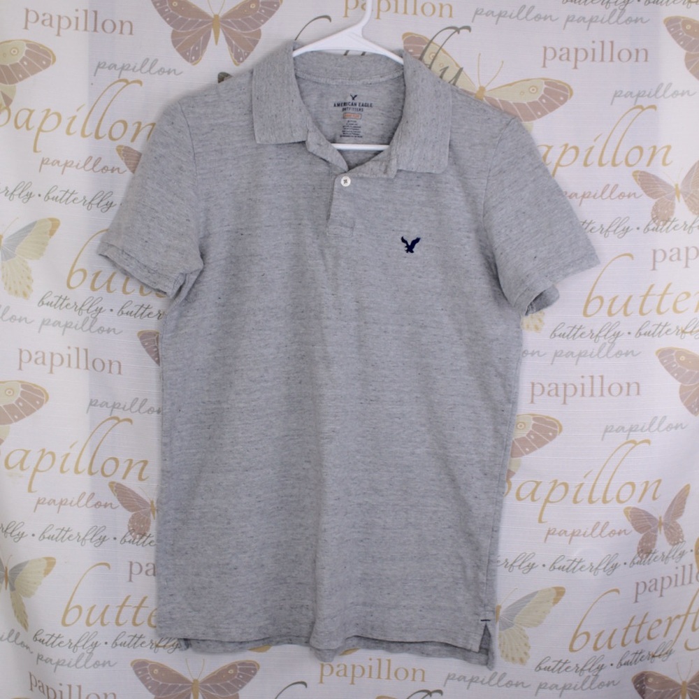 American Eagle men’s core flex short sleeve polo